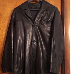 Wilson Leather jacket, black worn 2 times. No damage,  zip in thinsulate lining